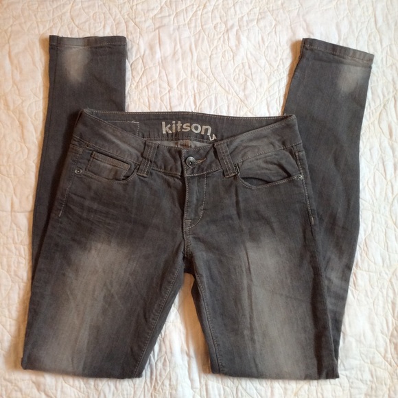 kitson Denim - {Kitson LA} Gray Jeans